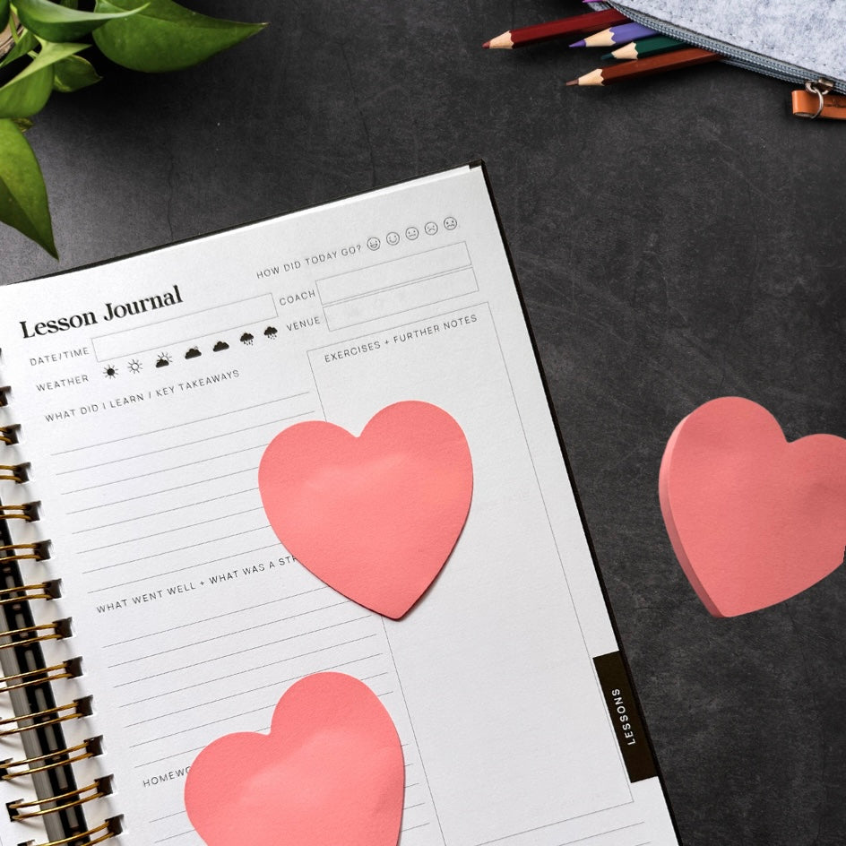 Heart Shaped Sticky Notes