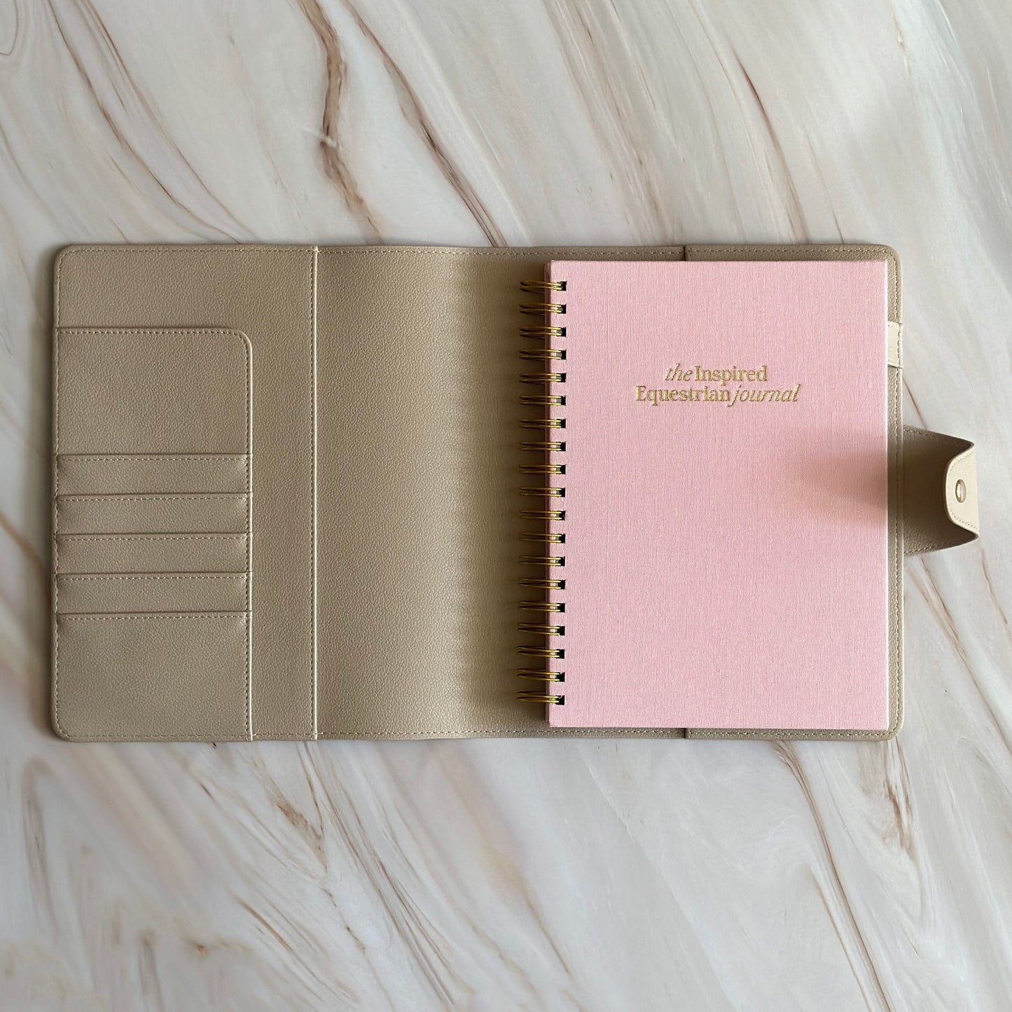 Vegan Leather Planner Cover | Oat