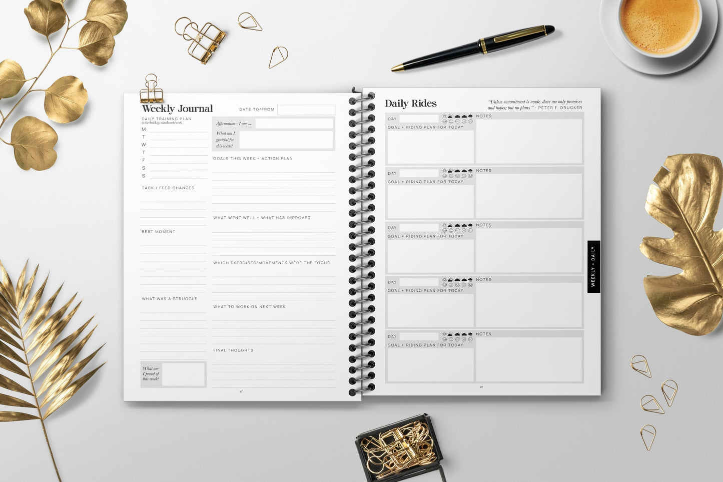 The Inspired Equestrian Journal - Leather Look Edition (Aus Orders)