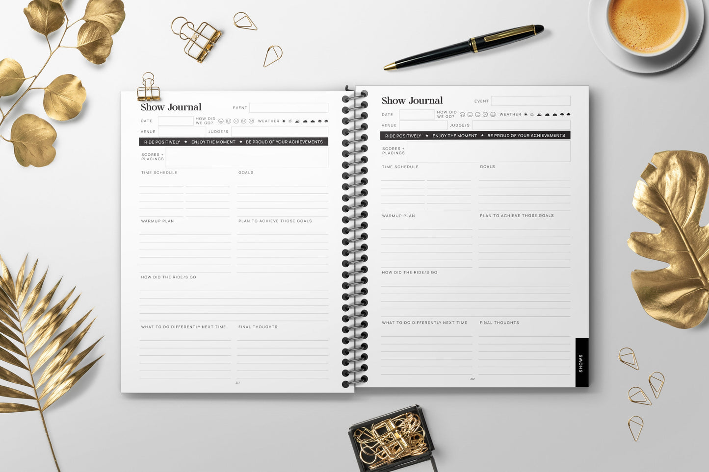 The Inspired Equestrian Journal - Classic Matte Navy Edition (International Orders)