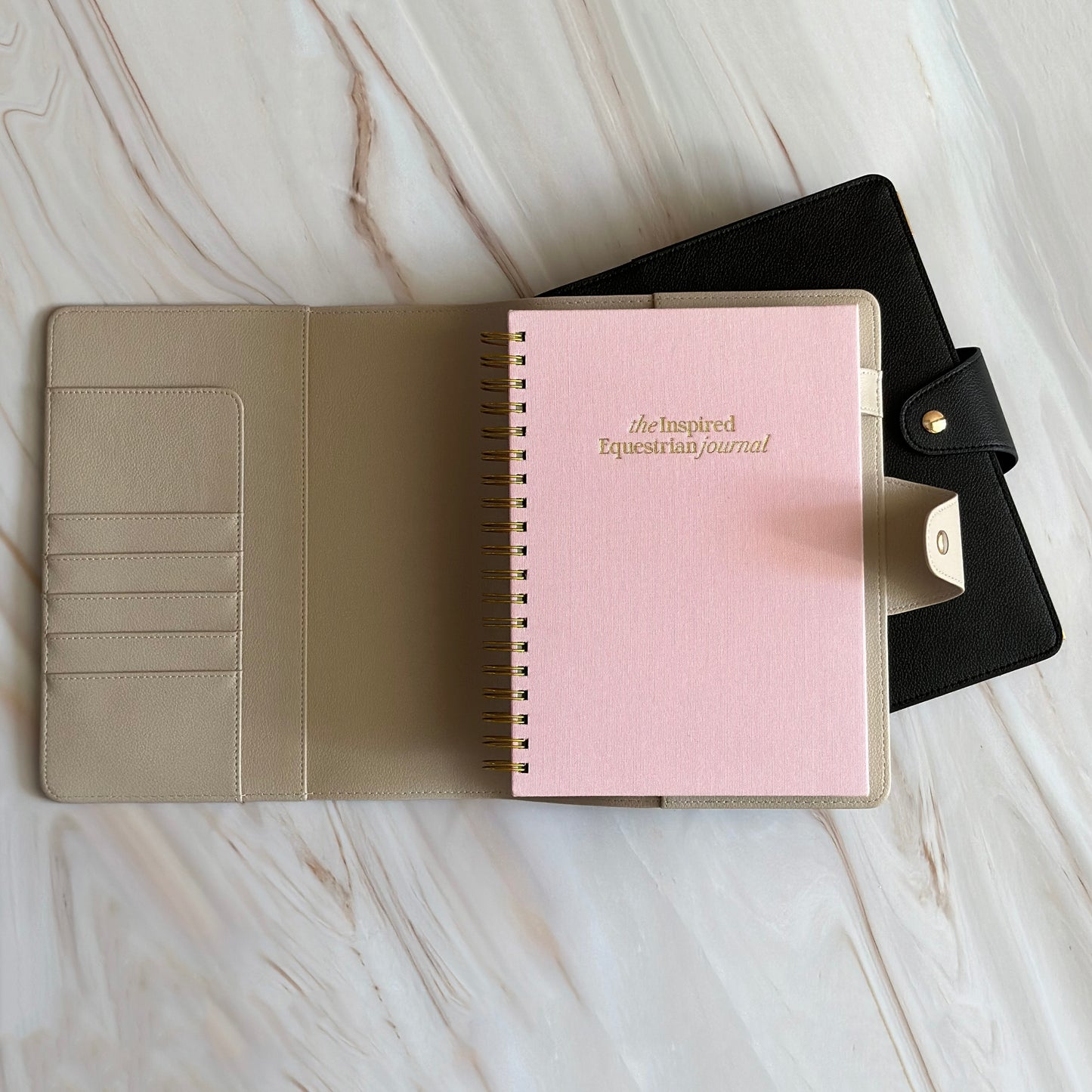Vegan Leather Planner Cover | Oat