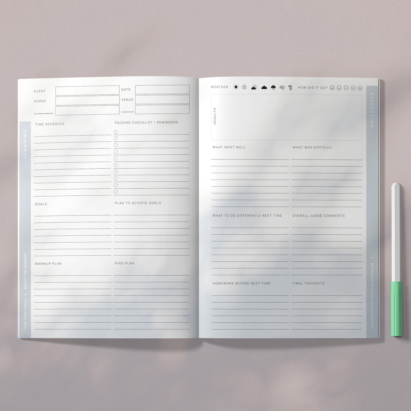 The Inspired Equestrian Journal - Singles - Competitions (Aus Orders)