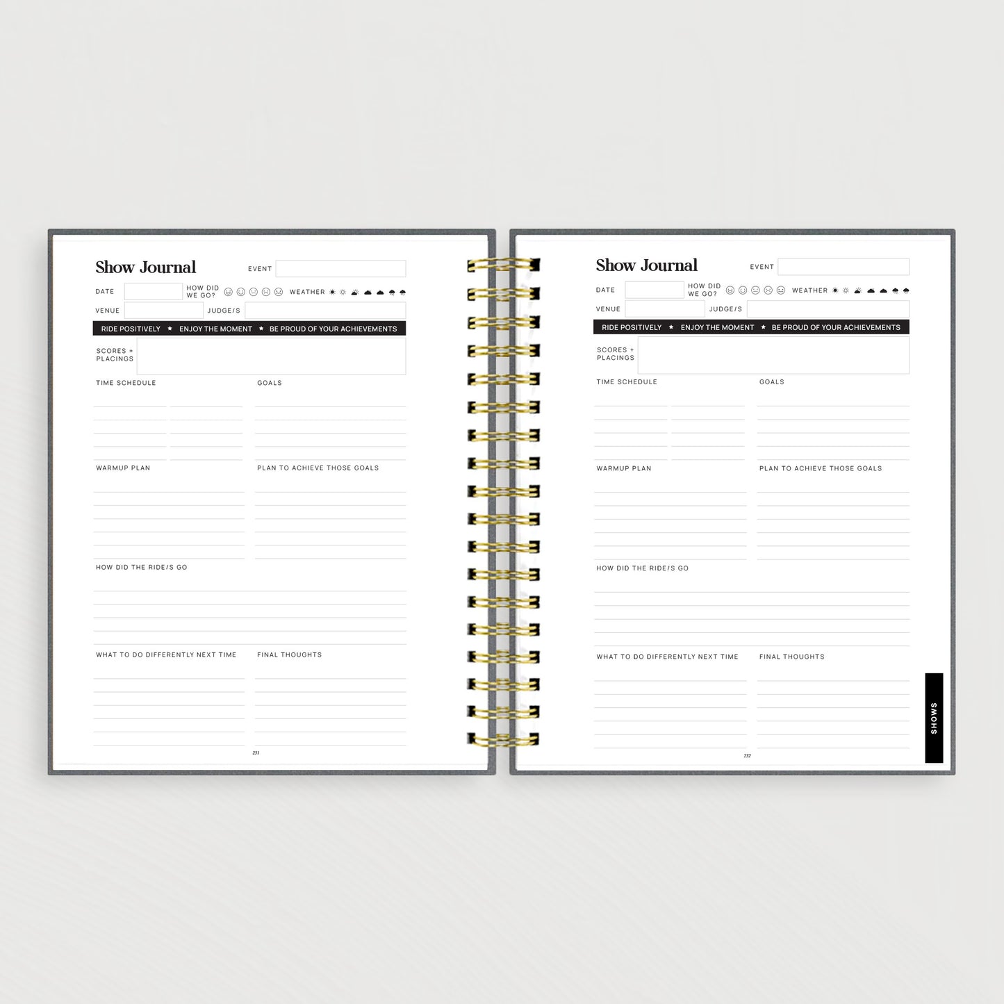 The Inspired Equestrian Journal Linen Edition + Cover Bundle