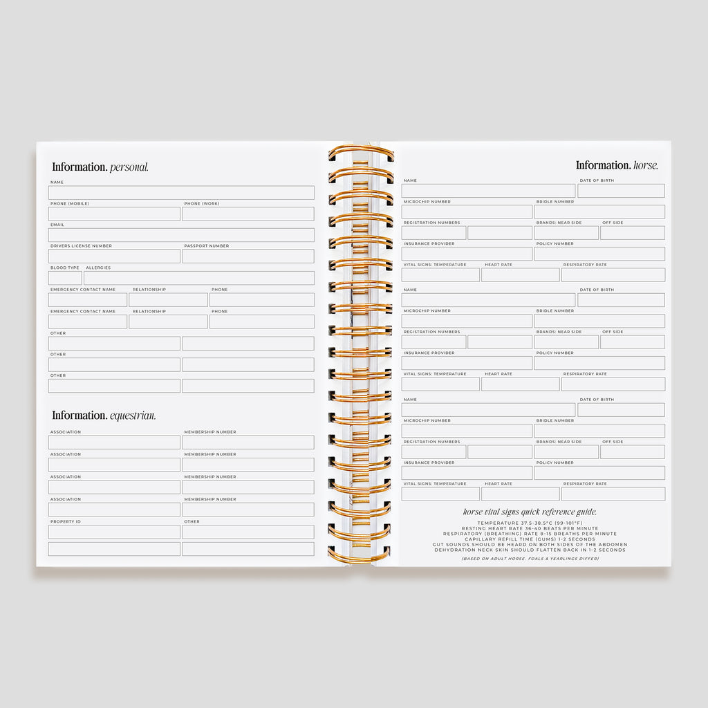2026 Life Equestrian Planner + Journal | BLUE ROAN
