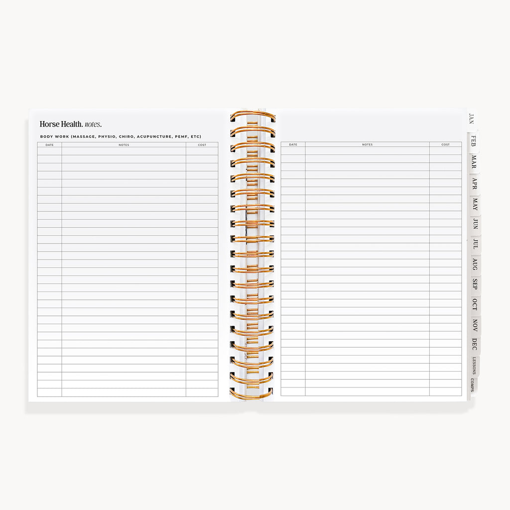 (Pre-Order) 2027 Life Equestrian Planner + Journal ✦ DUSTY ROSE (Faux Leather)