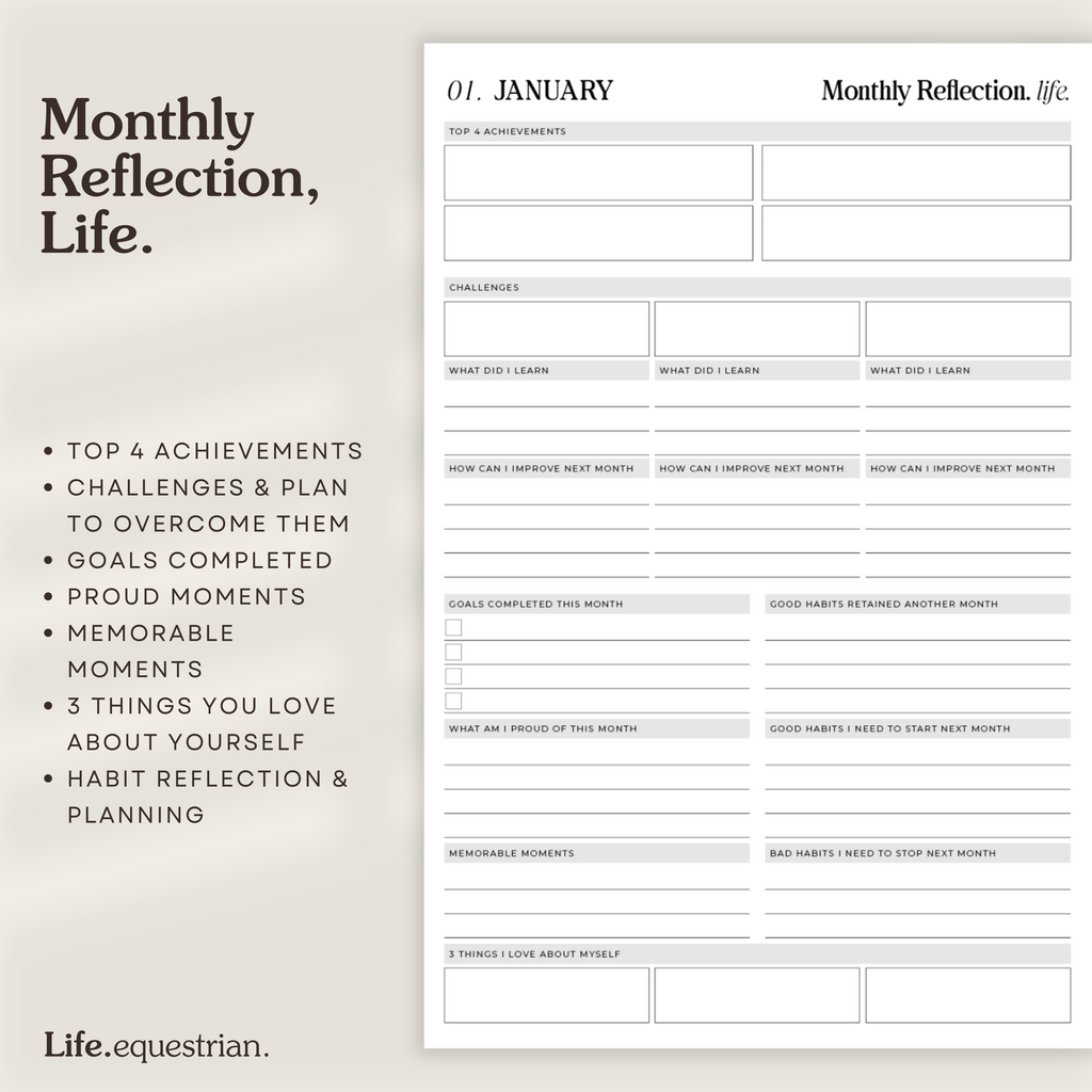 Life Equestrian 2025 Planner + Journal LILAC DREAM