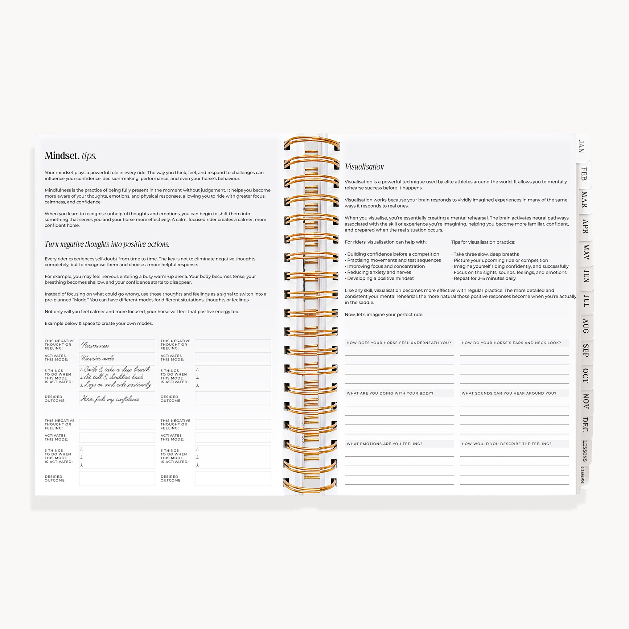 (Pre-Order) 2027 Life Equestrian Planner + Journal ✦ CHOCOLATE (Faux Leather)