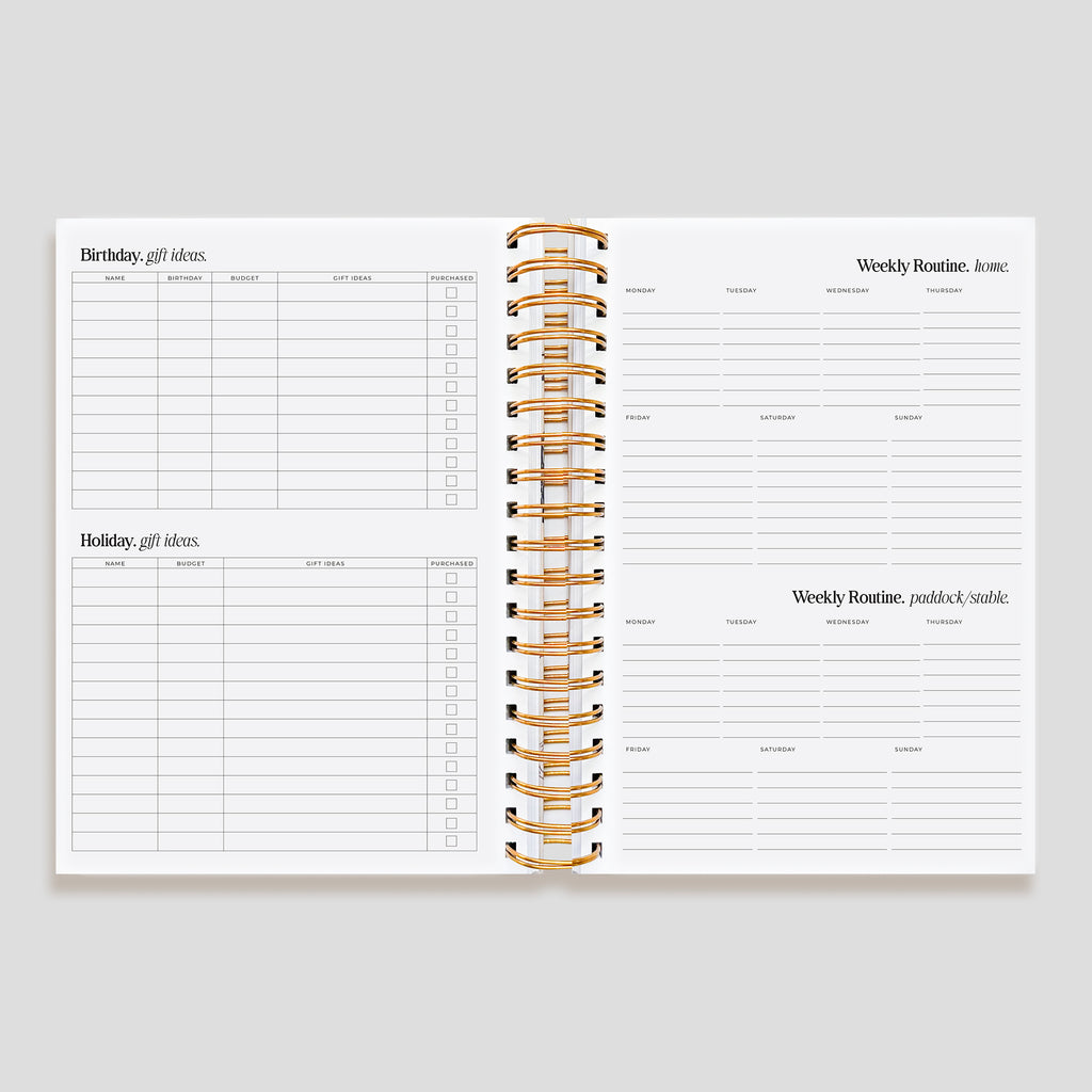 2026 Life Equestrian Planner + Journal | BLUE ROAN