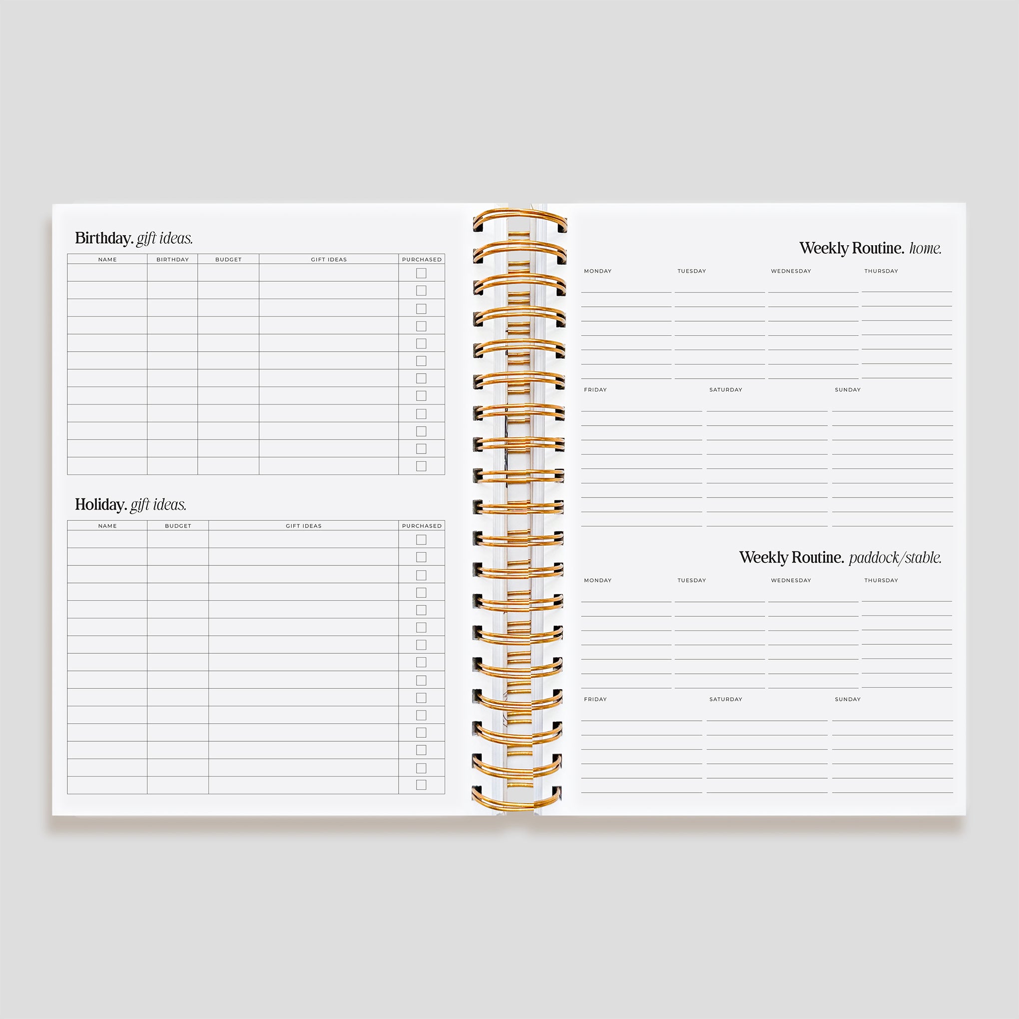 2026 Life Equestrian Planner + Journal | BLUE ROAN