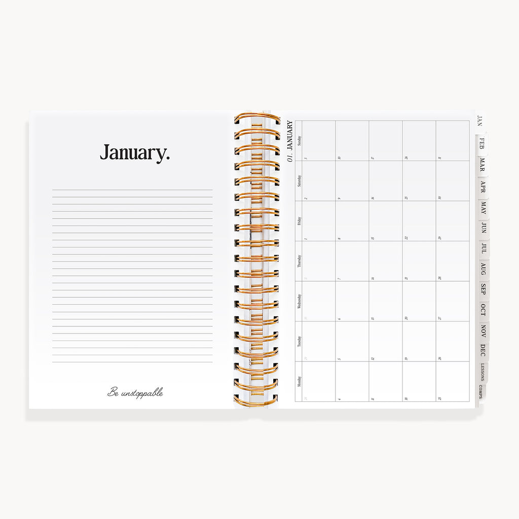(Pre-Order) 2027 Life Equestrian Planner + Journal ✦ DUSTY ROSE (Faux Leather)