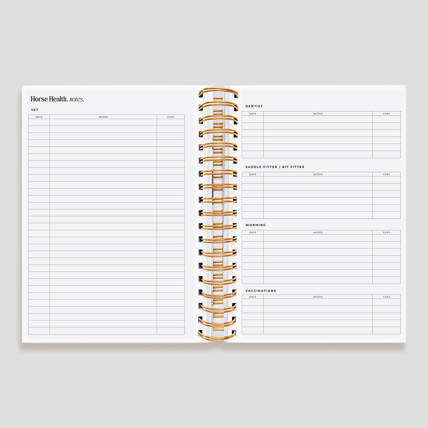 2026 Life Equestrian Planner + Journal | MIDNIGHT