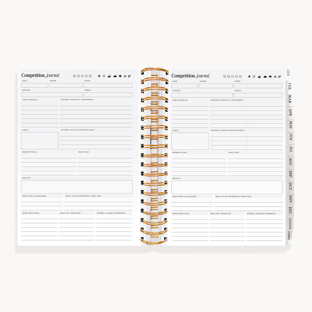 (Pre-Order) 2027 Life Equestrian Planner + Journal ✦ CHOCOLATE (Faux Leather)