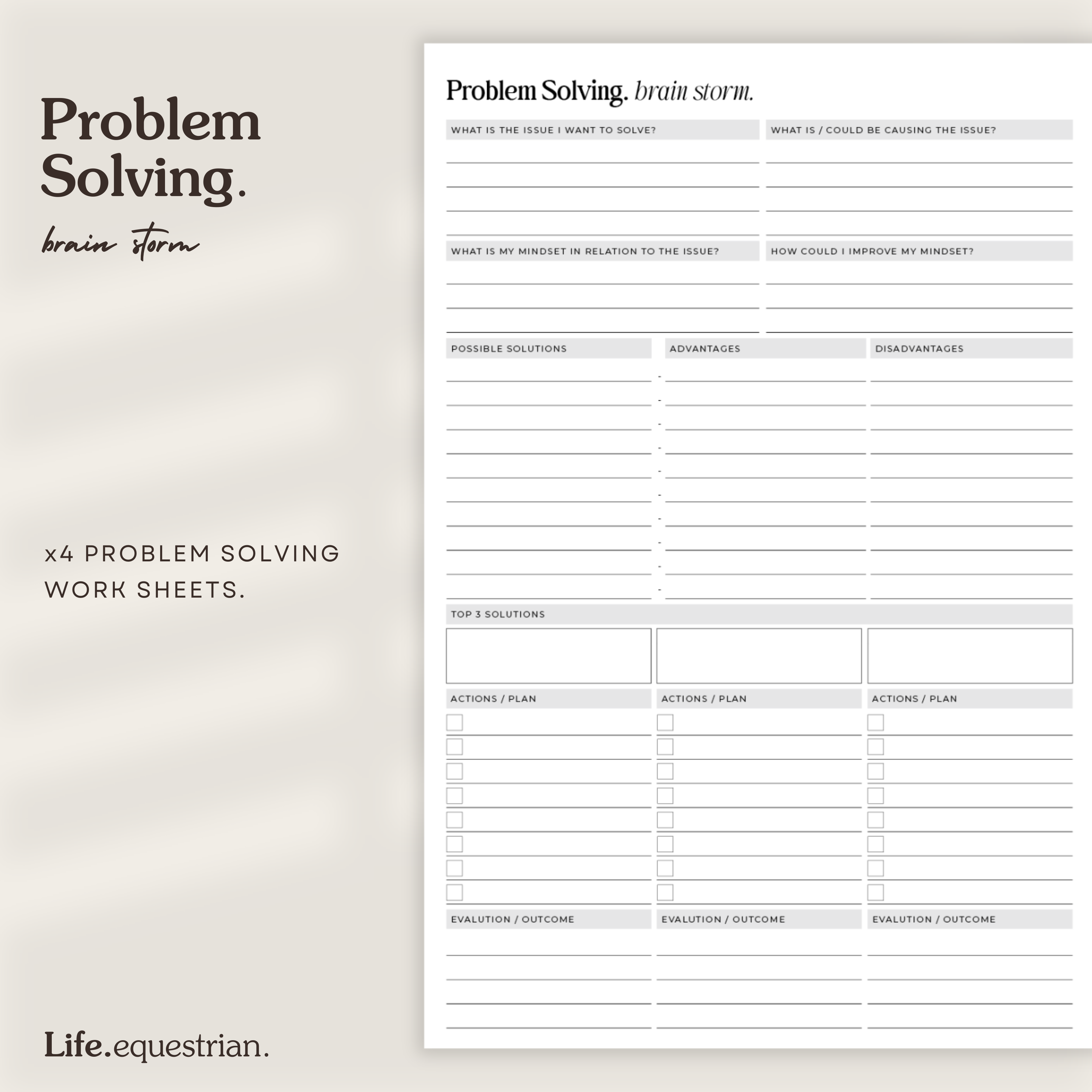 Life Equestrian 2025 Planner + Journal LILAC DREAM