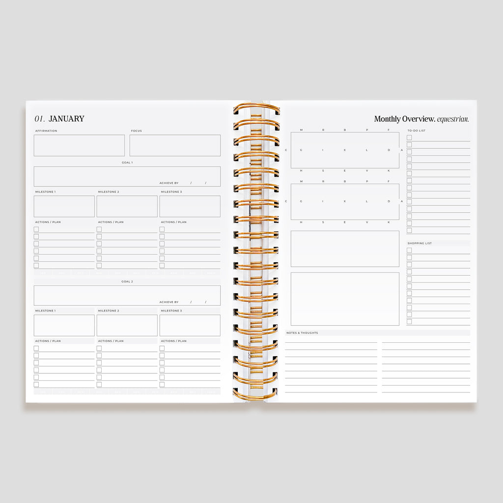 2026 Life Equestrian Planner + Journal | BLUE ROAN