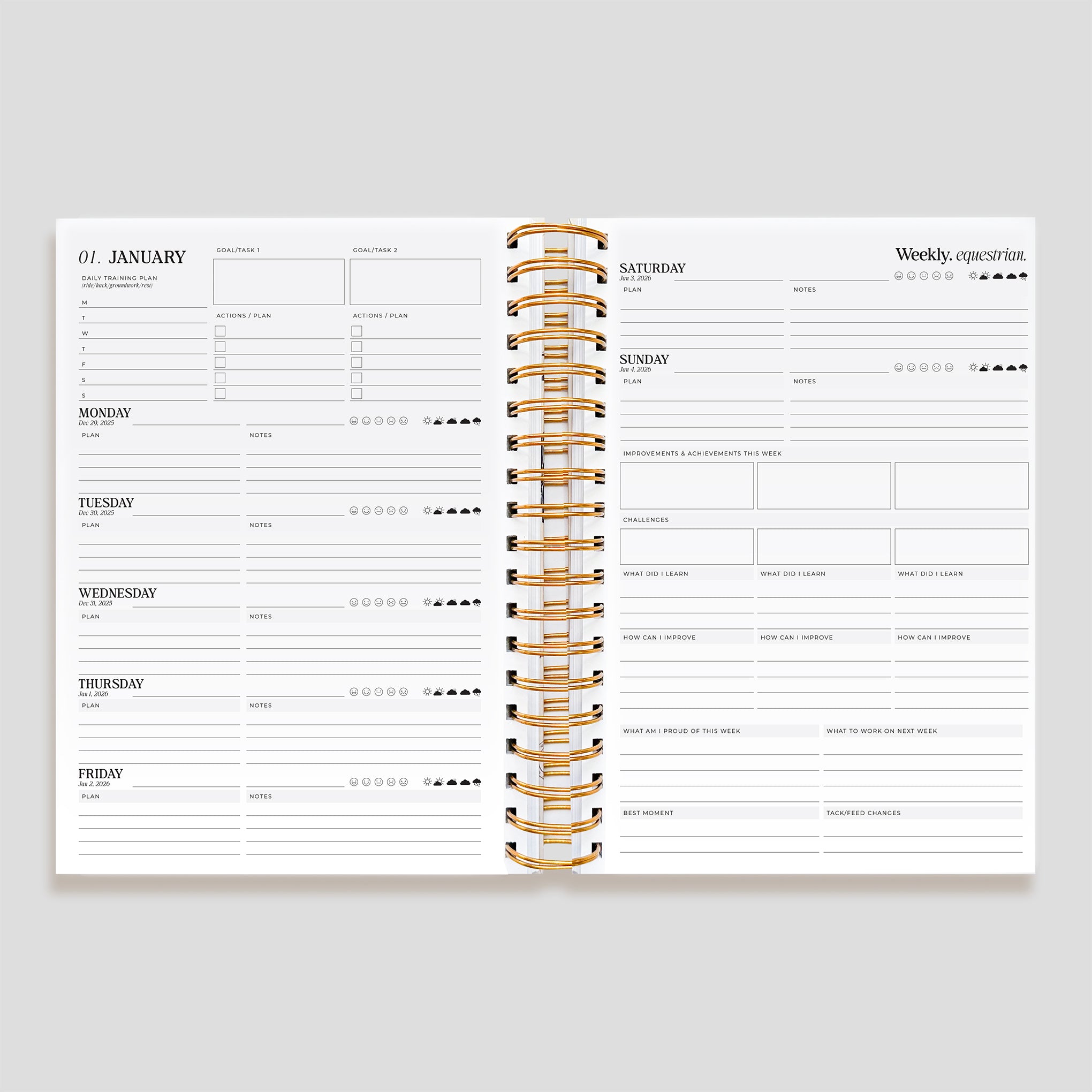 2026 Life Equestrian Planner + Journal | BLUE ROAN