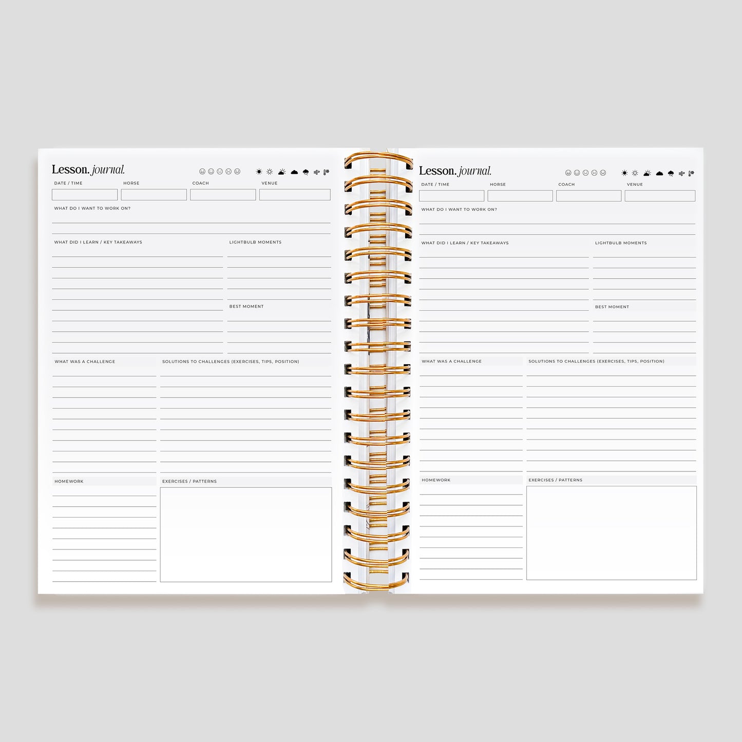 2026 Life Equestrian Planner + Journal | MIDNIGHT