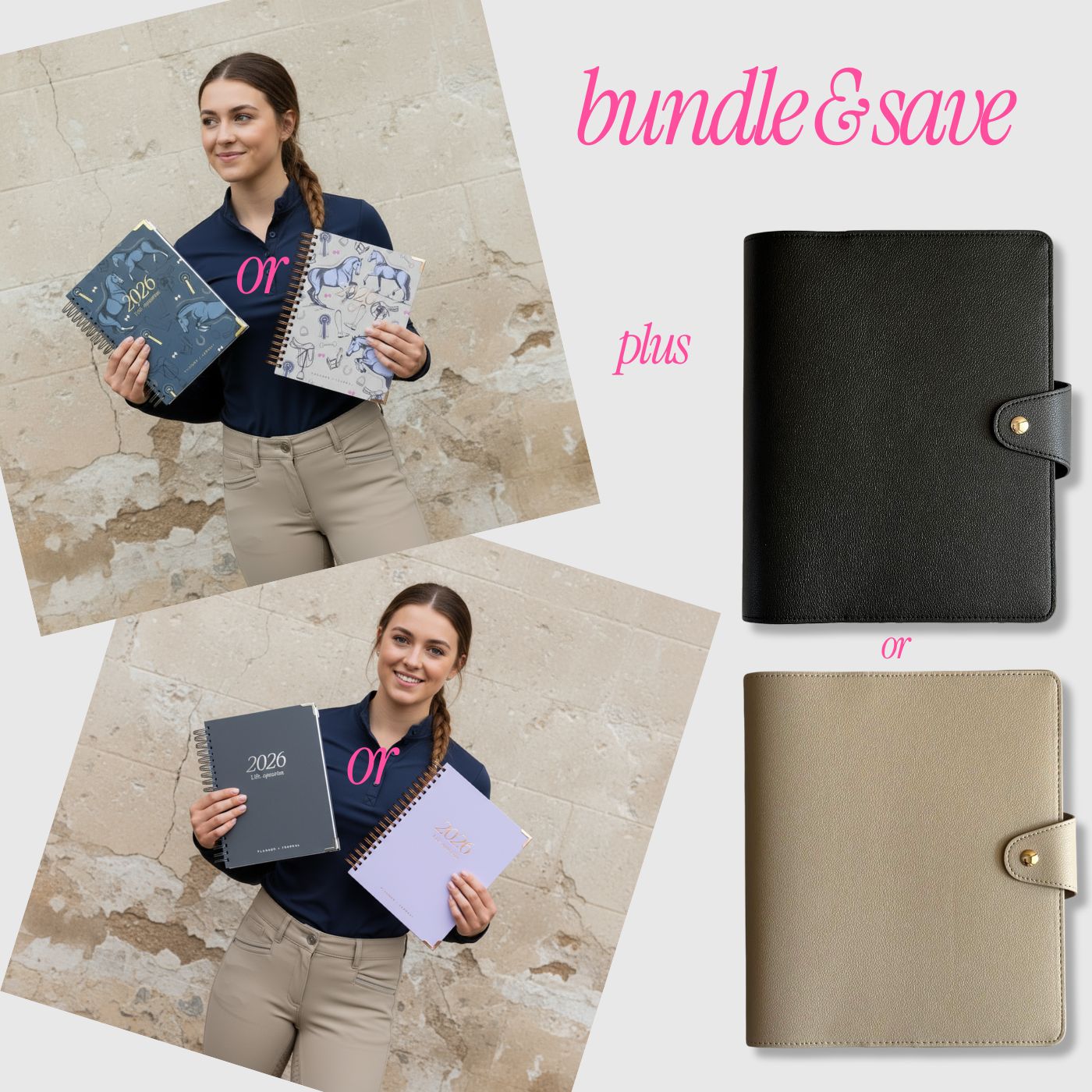 2026 Life Equestrian Planner + Journal | COVER BUNDLE