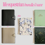 Life Equestrian Planner + Journal [Undated] | COVER BUNDLE
