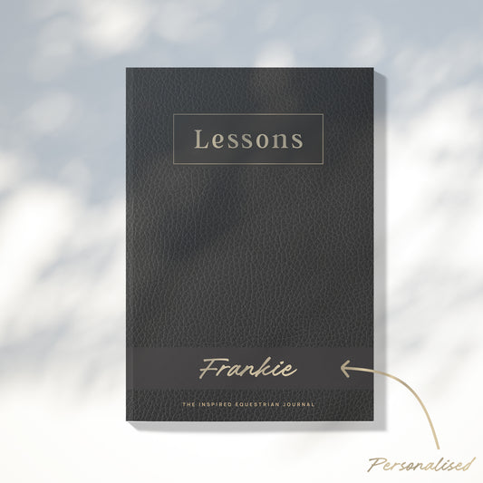 The Inspired Equestrian Journal - Singles - Lessons Personalised Name