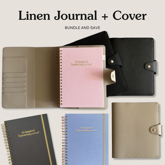 The Inspired Equestrian Journal Linen Edition + Cover Bundle