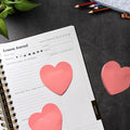 Heart Shaped Sticky Notes