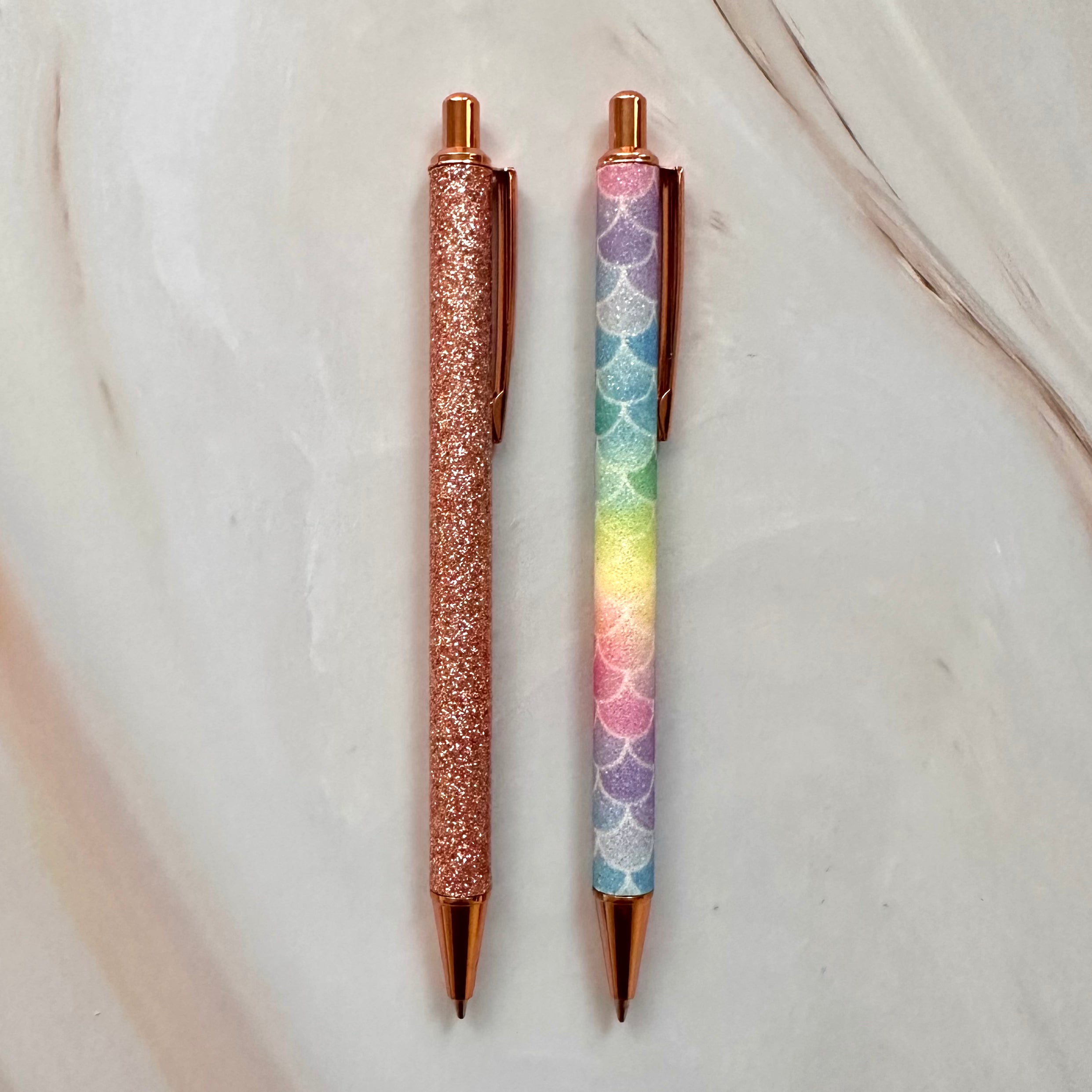 Rose Gold Glitter Pen
