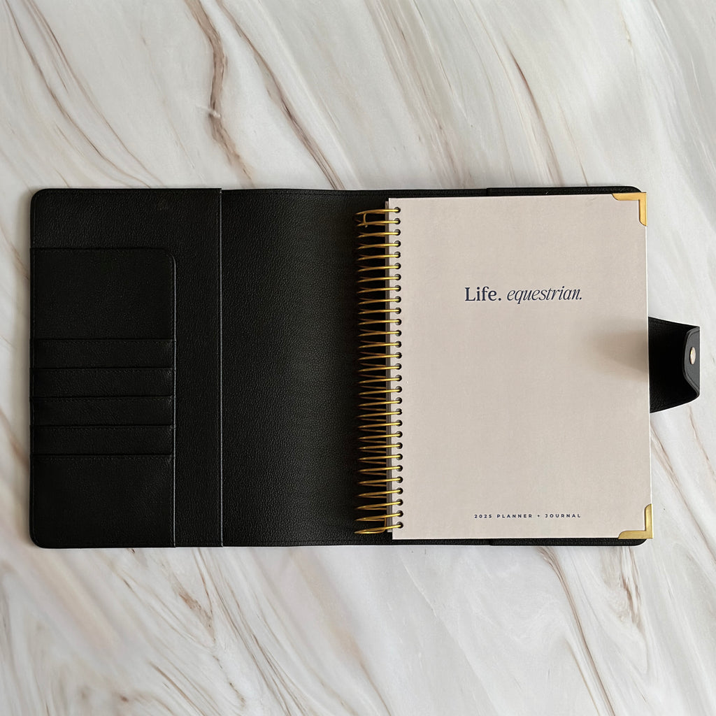 Vegan Leather Planner Cover | Liquorice