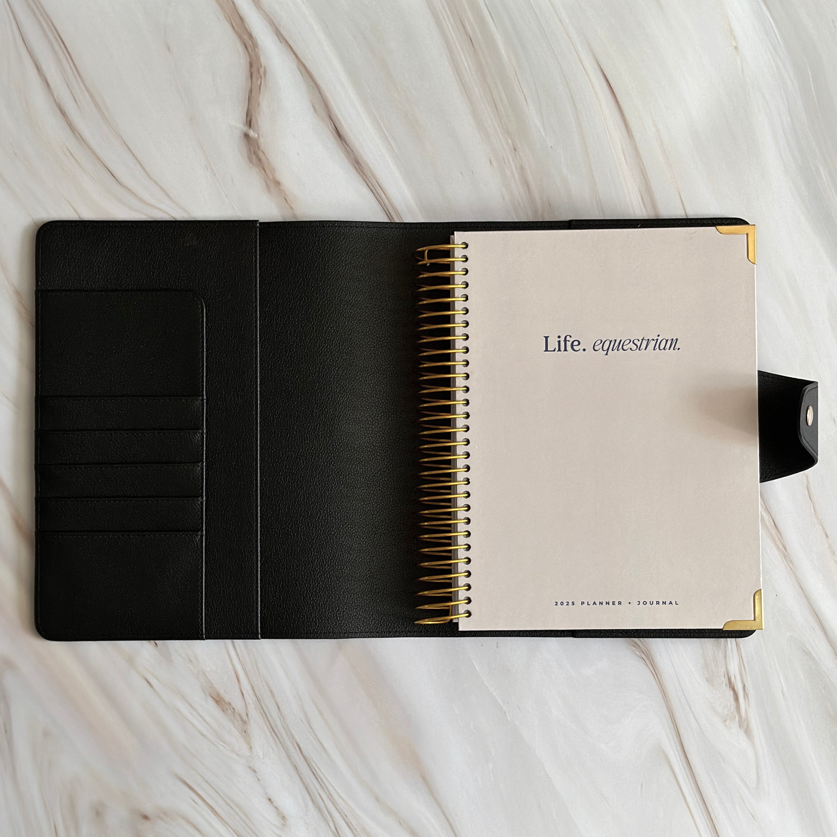 Vegan Leather Planner Cover | Liquorice