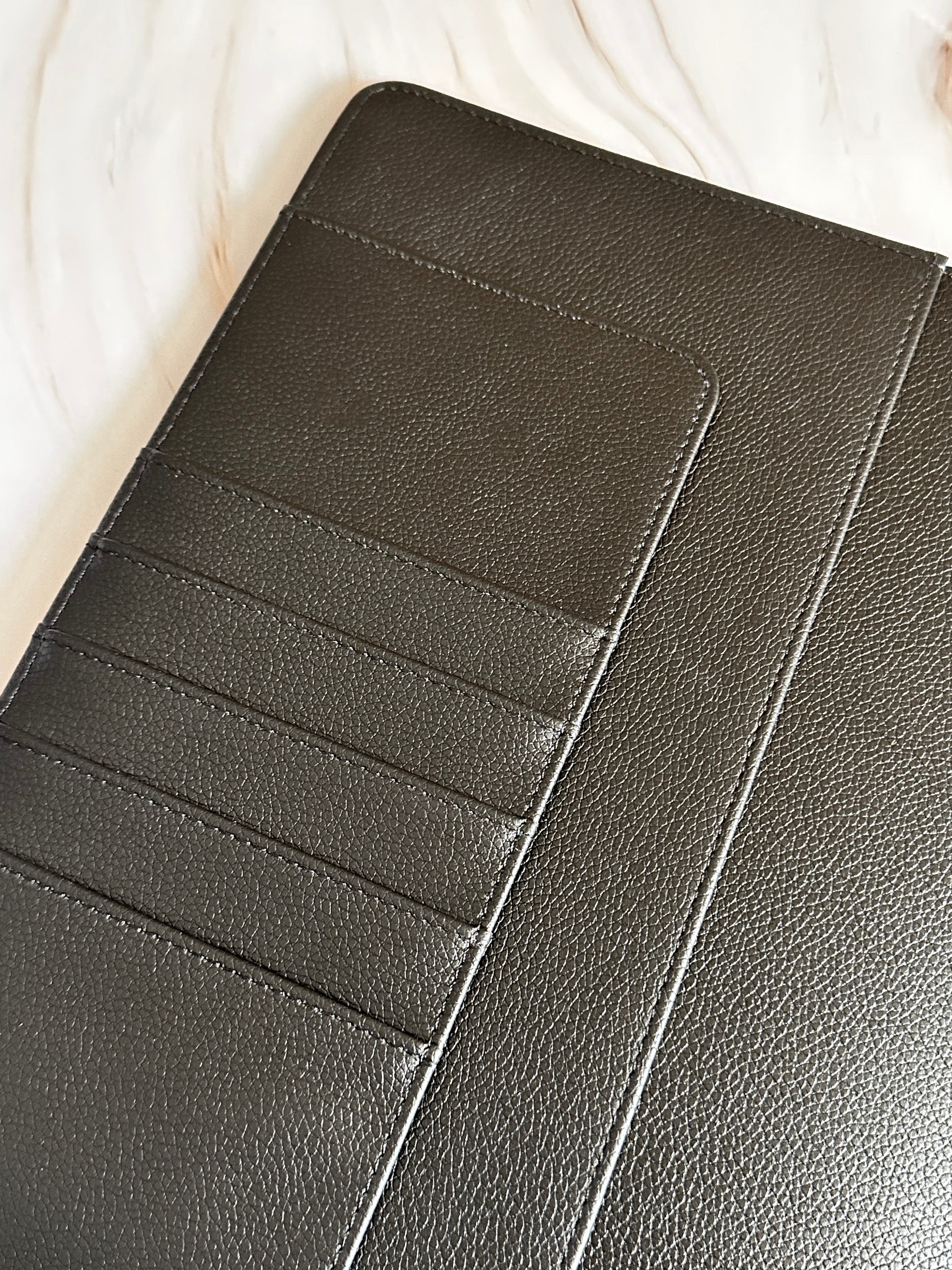 Vegan Leather Planner Cover | Liquorice