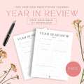 FREE Printable - Year in Review 2024 Worksheet