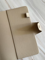 Vegan Leather Planner Cover | Oat