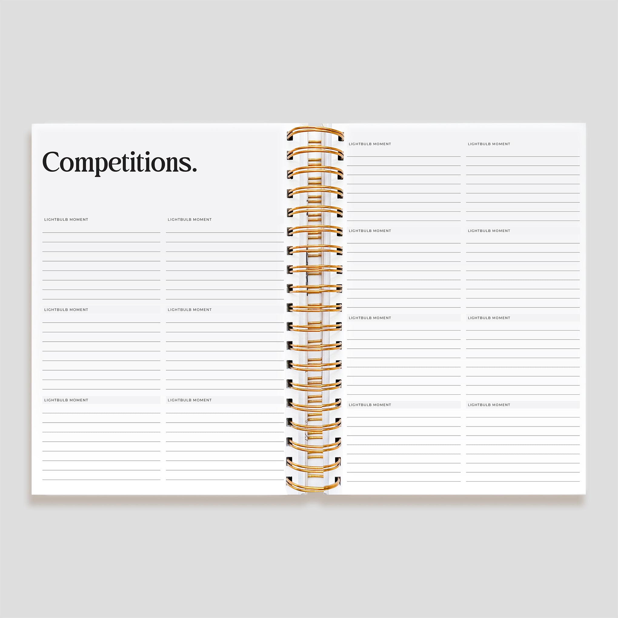 Life Equestrian Planner + Journal (Undated) | Sage & Rose Gold