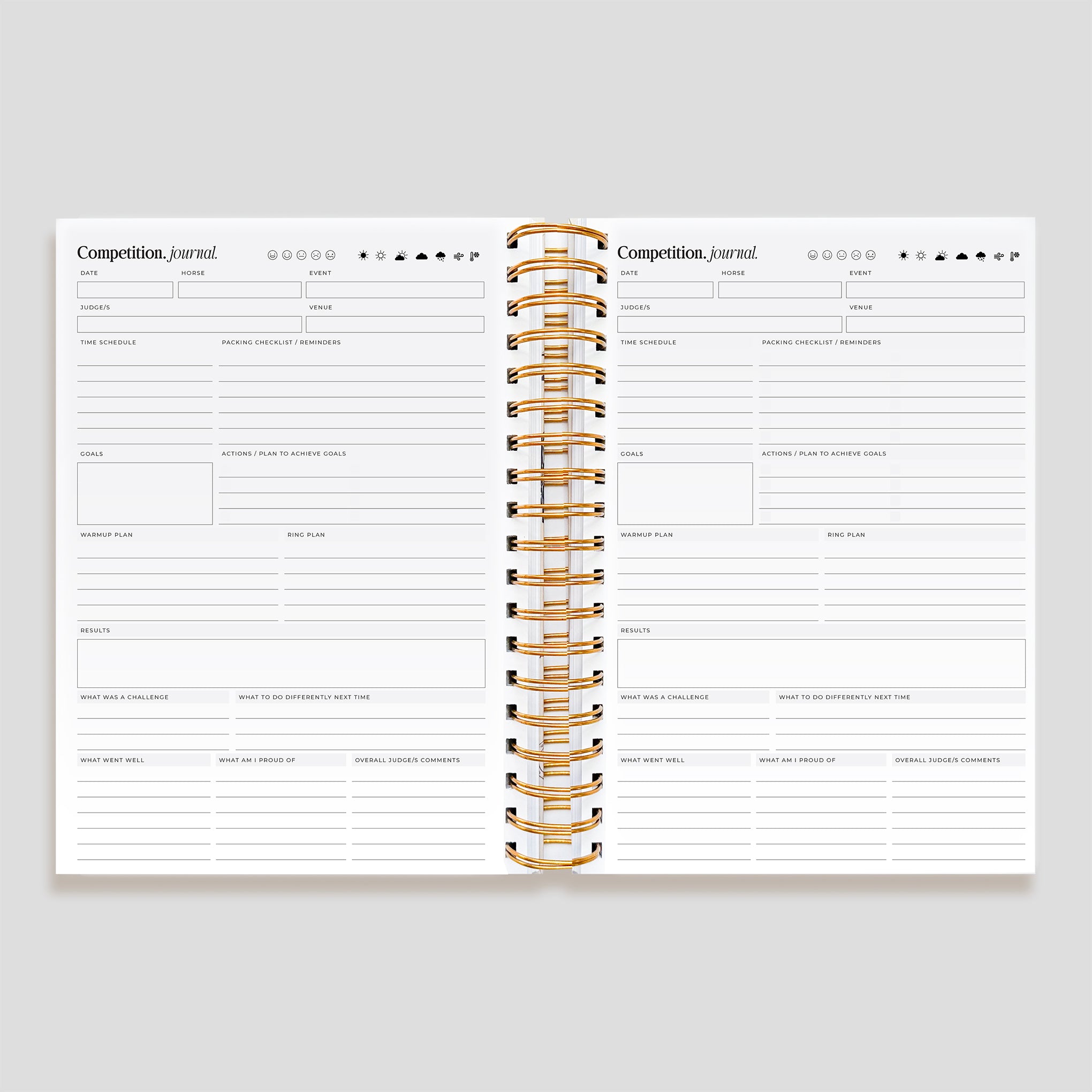 Life Equestrian Planner + Journal [Undated] | COVER BUNDLE
