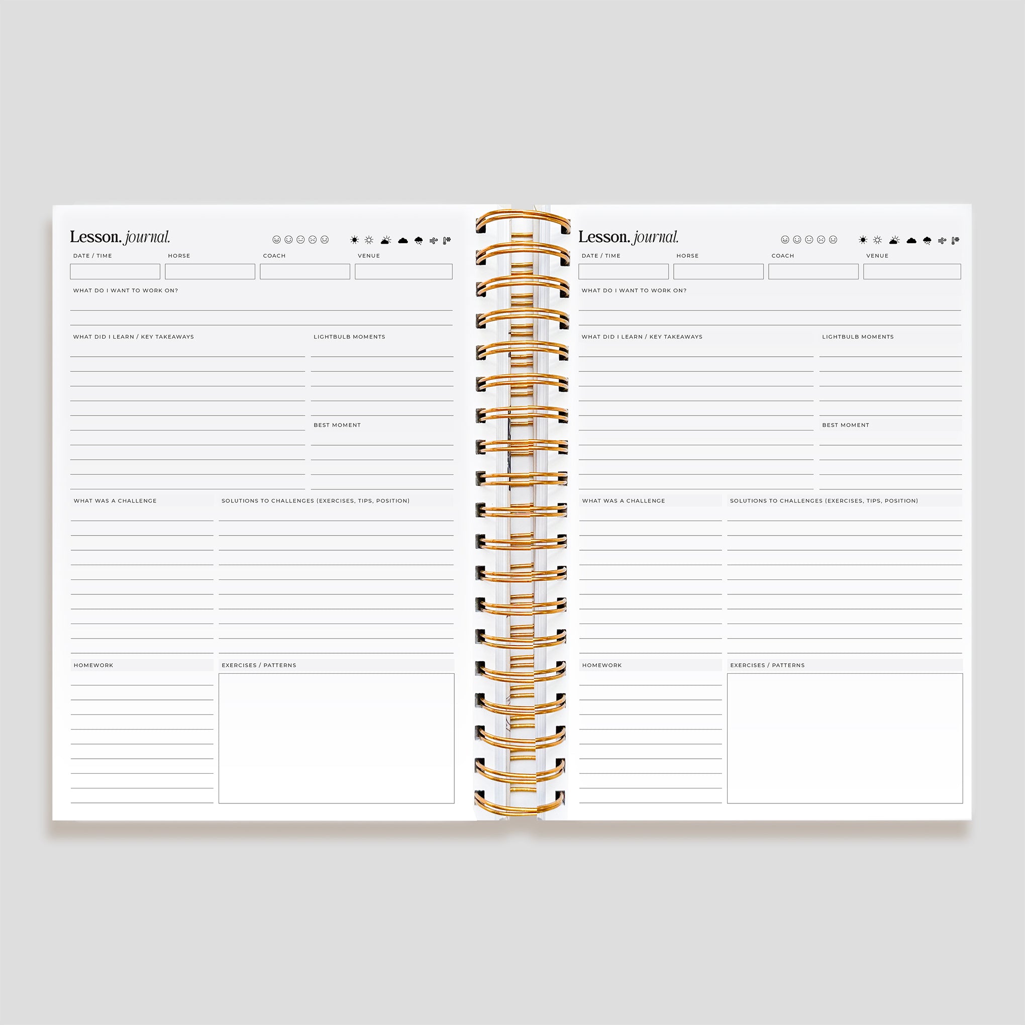 Life Equestrian Planner + Journal (Undated) | Evergreen