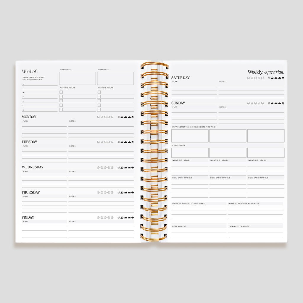 Life Equestrian Planner + Journal [Undated] | COVER BUNDLE