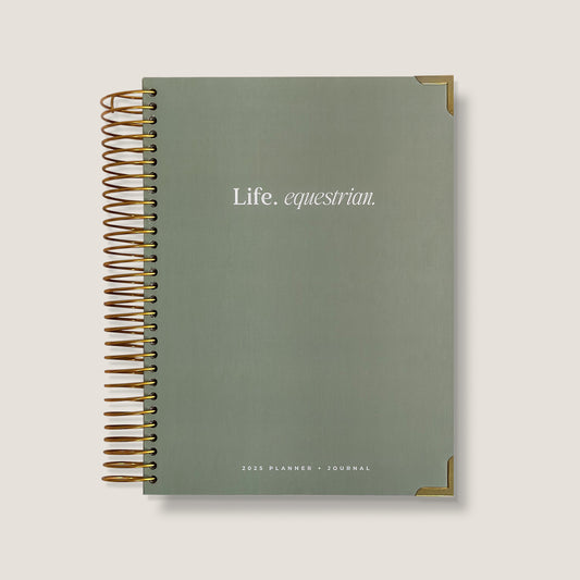 Life Equestrian 2025 Planner + Journal SAGE