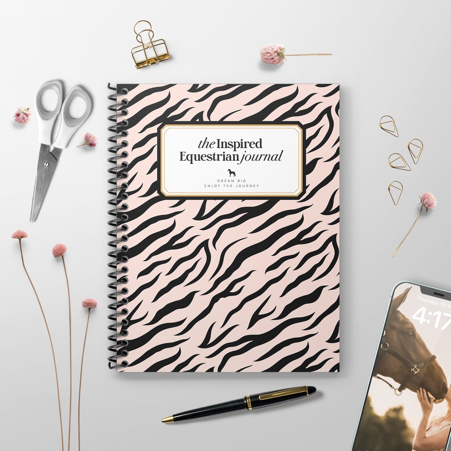 The Inspired Equestrian Journal - Blush Tiger Edition (Aus Orders)