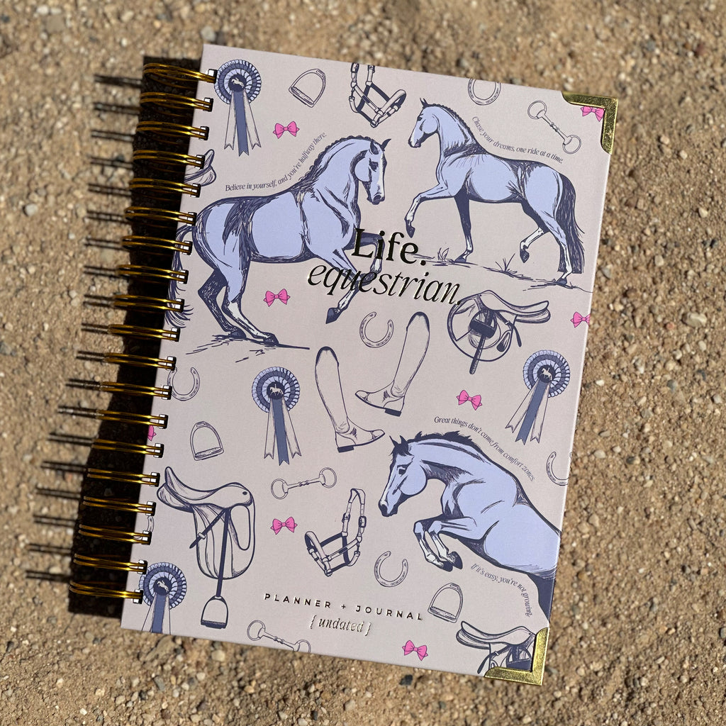 Life Equestrian Planner + Journal (Undated) | Palomino