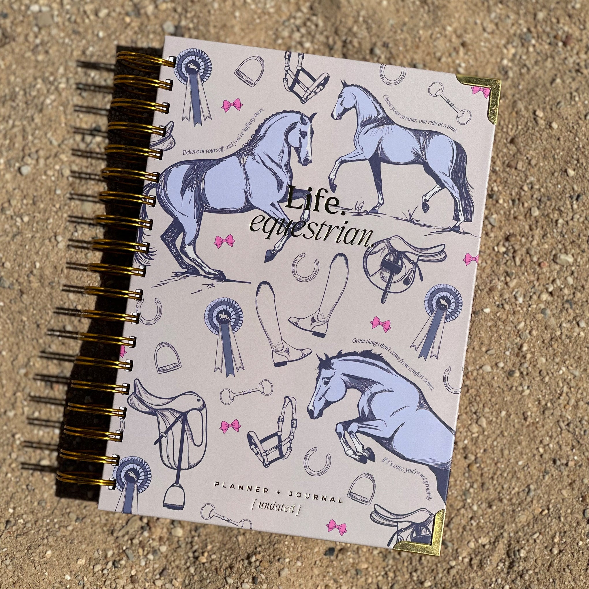 Life Equestrian Planner + Journal (Undated) | Palomino