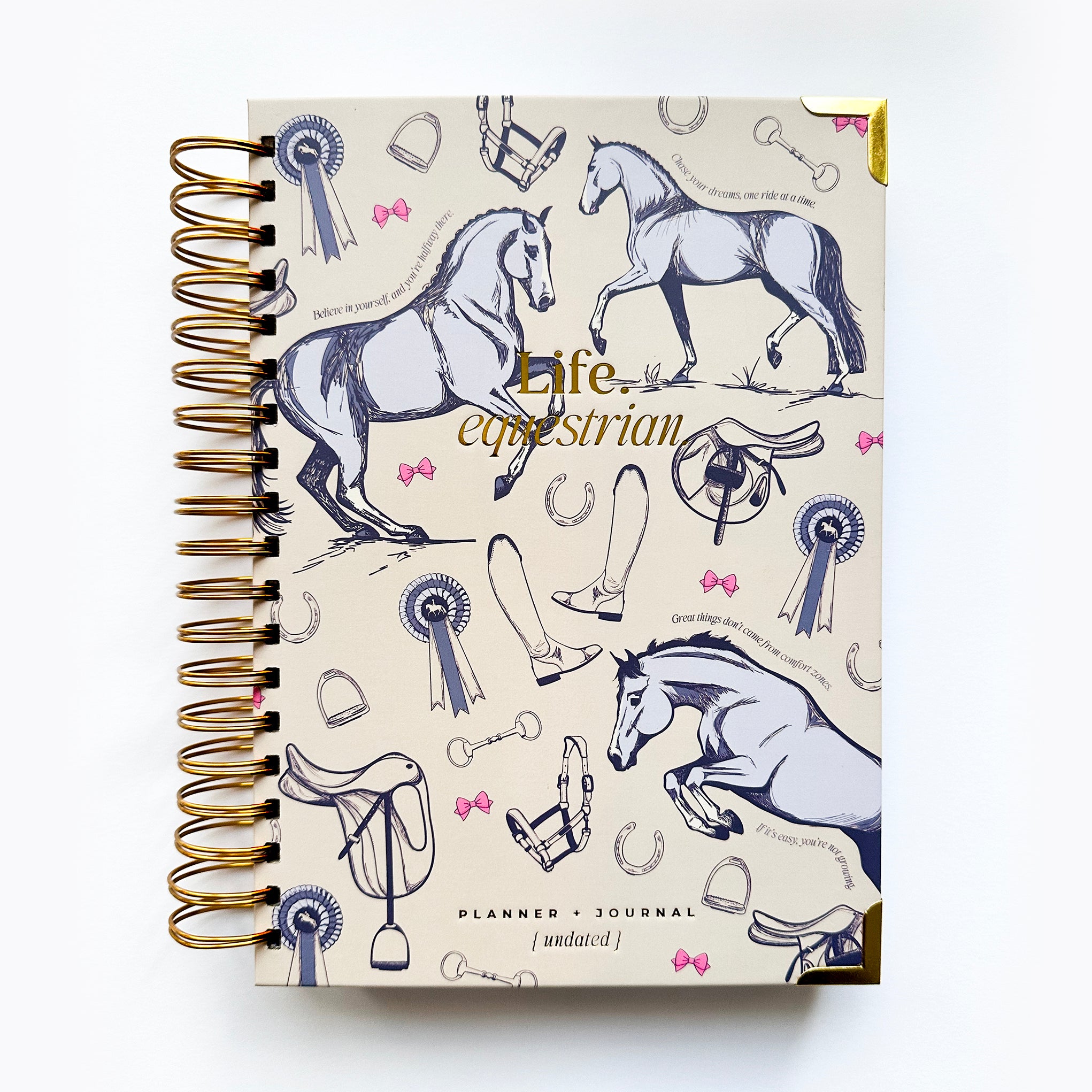 Life Equestrian Planner + Journal (Undated) | Palomino