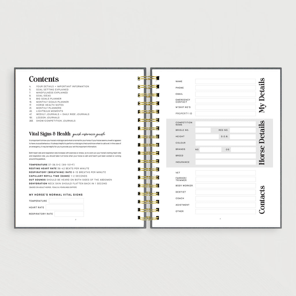 The Inspired Equestrian Journal Linen Edition + Cover Bundle