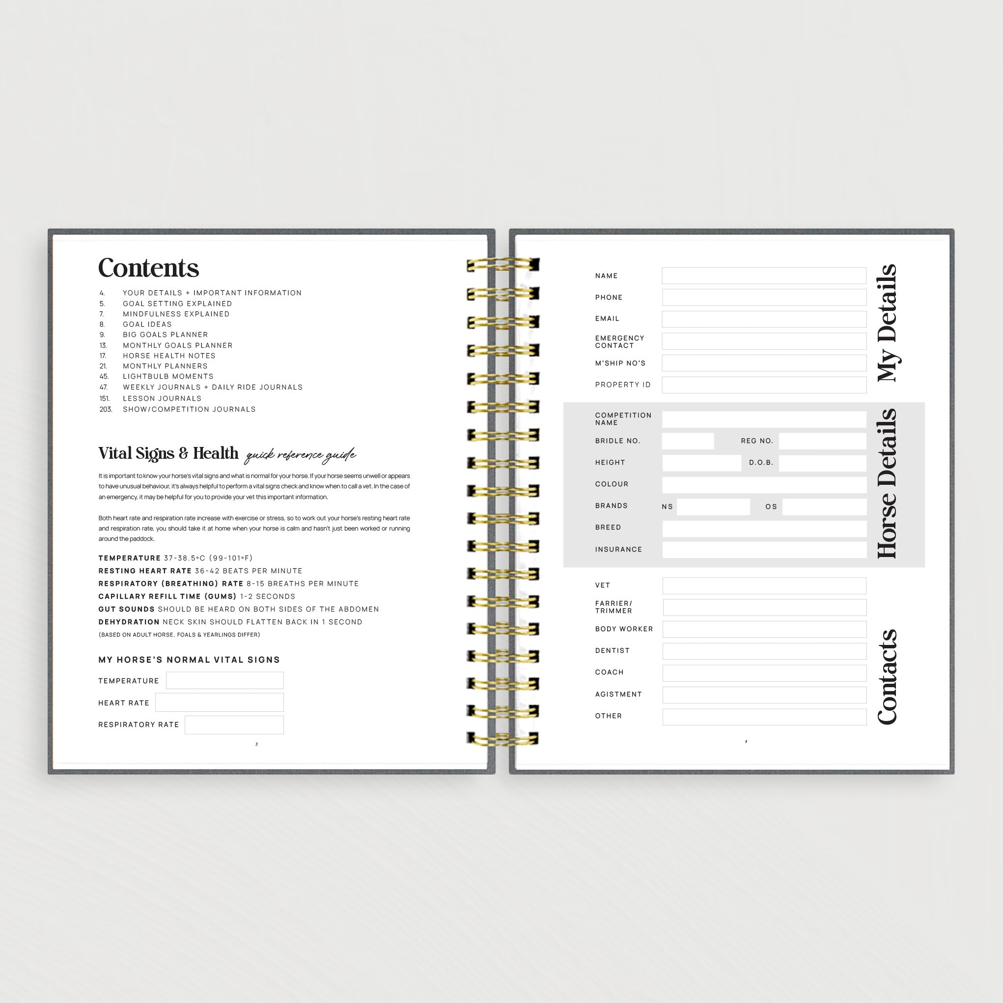 The Inspired Equestrian Journal Linen Edition + Cover Bundle