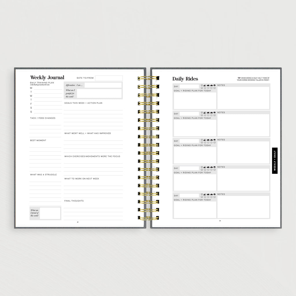 The Inspired Equestrian Journal Linen Edition + Cover Bundle