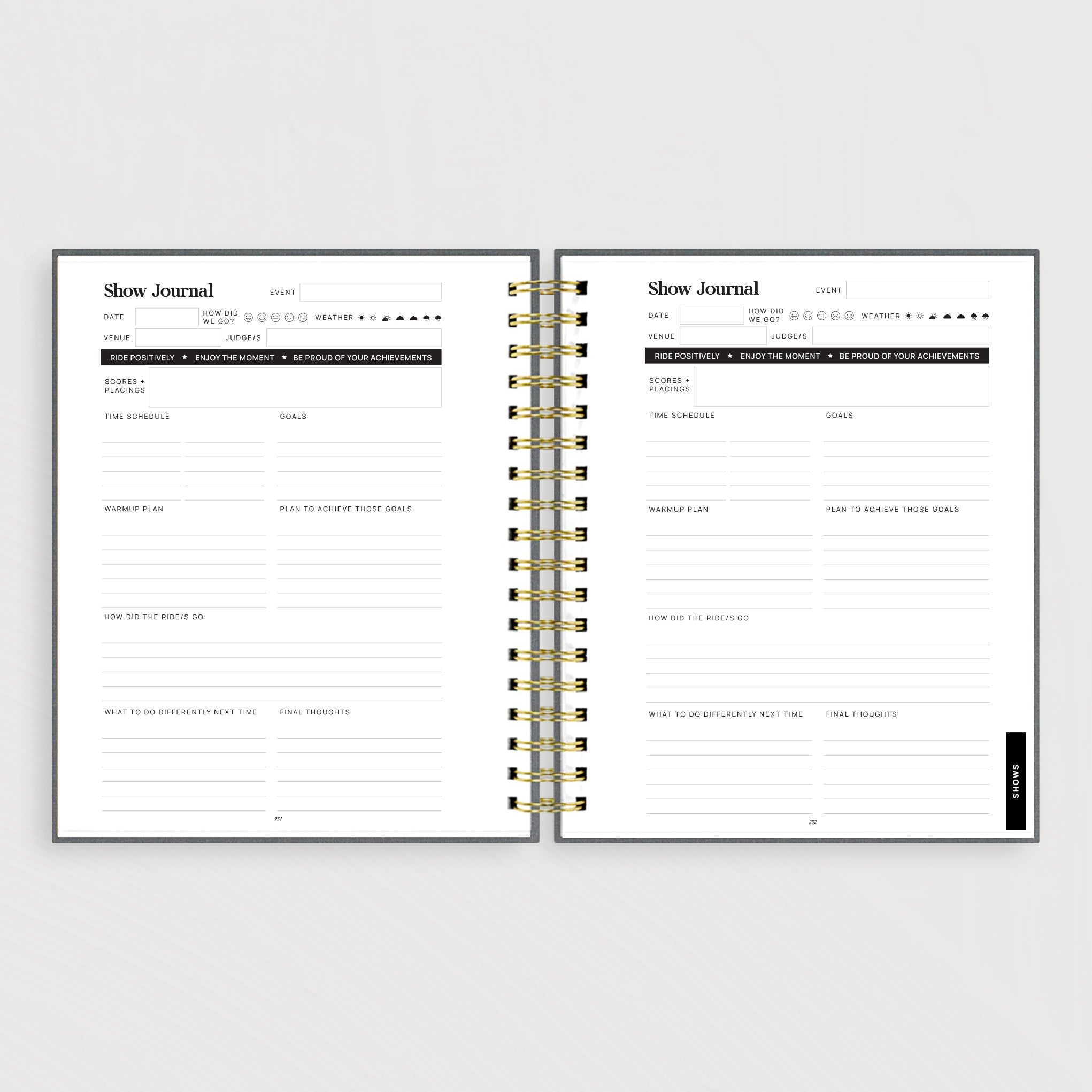 The Inspired Equestrian Journal Linen Edition + Cover Bundle