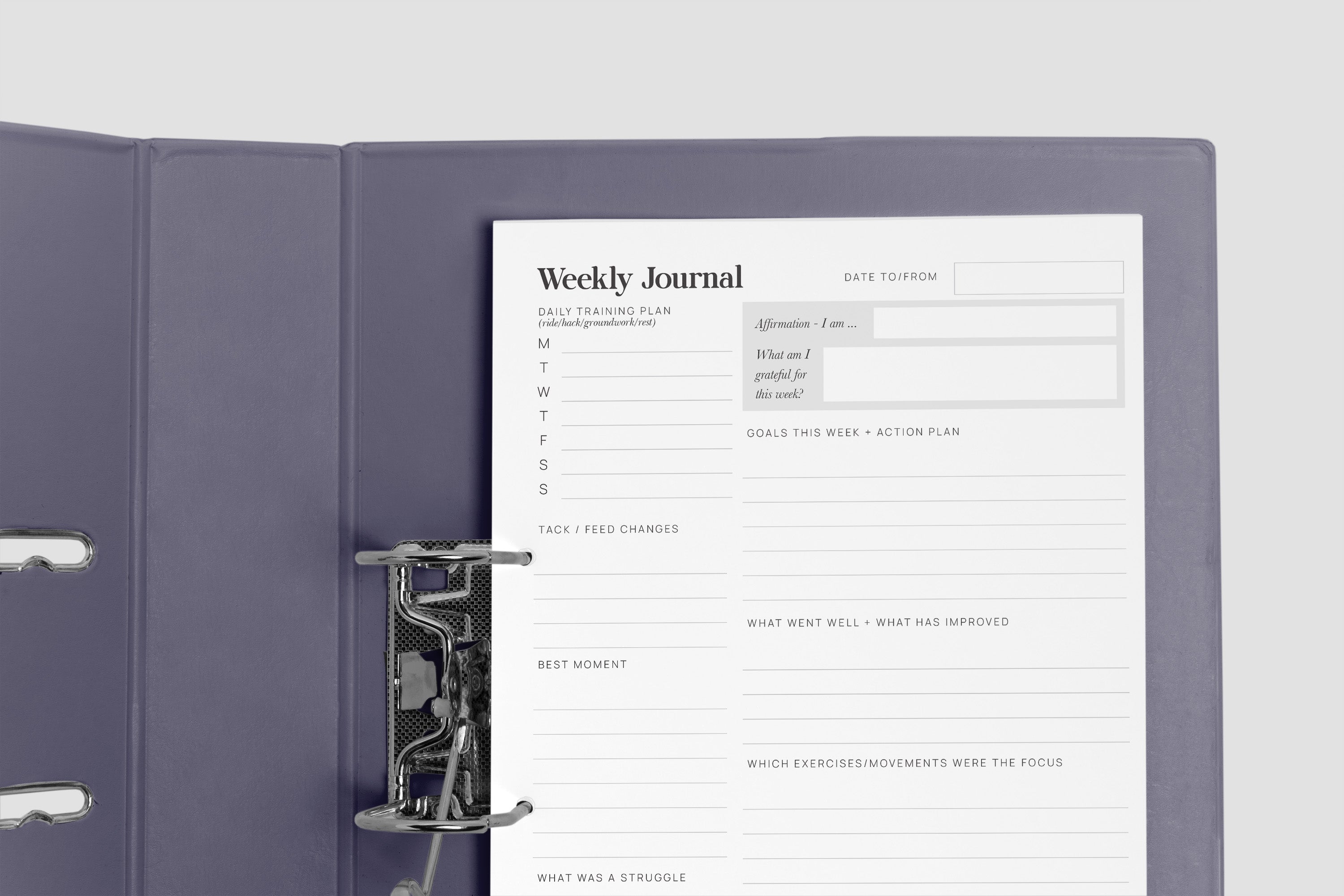 DIY A4 Print - COMPLETE JOURNAL SET