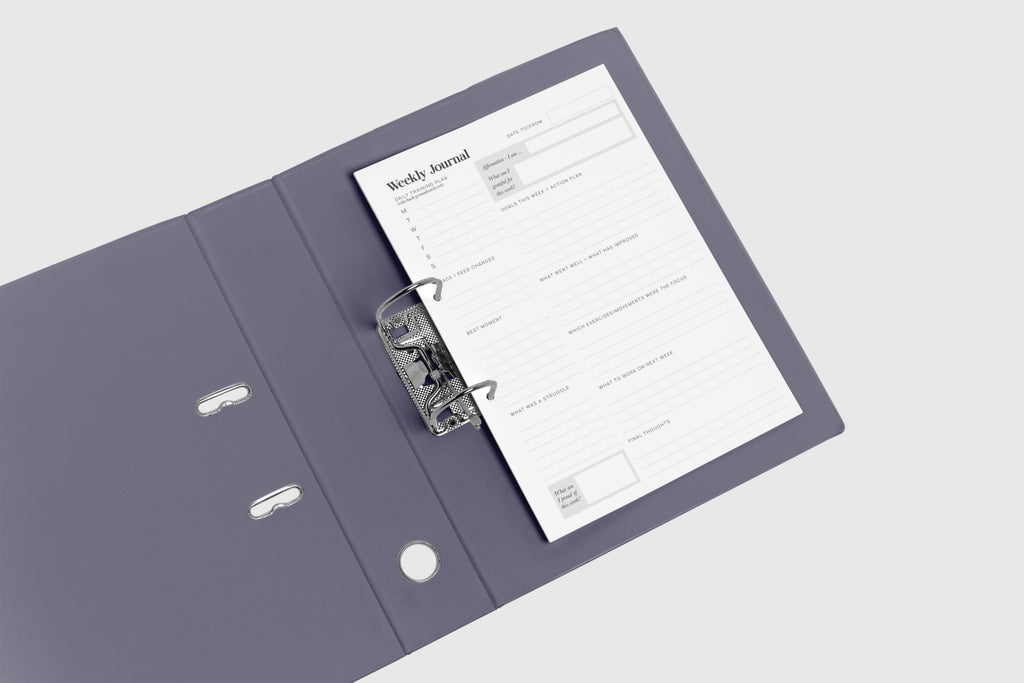 DIY A4 Print - WEEKLY JOURNAL + DAILY RIDES